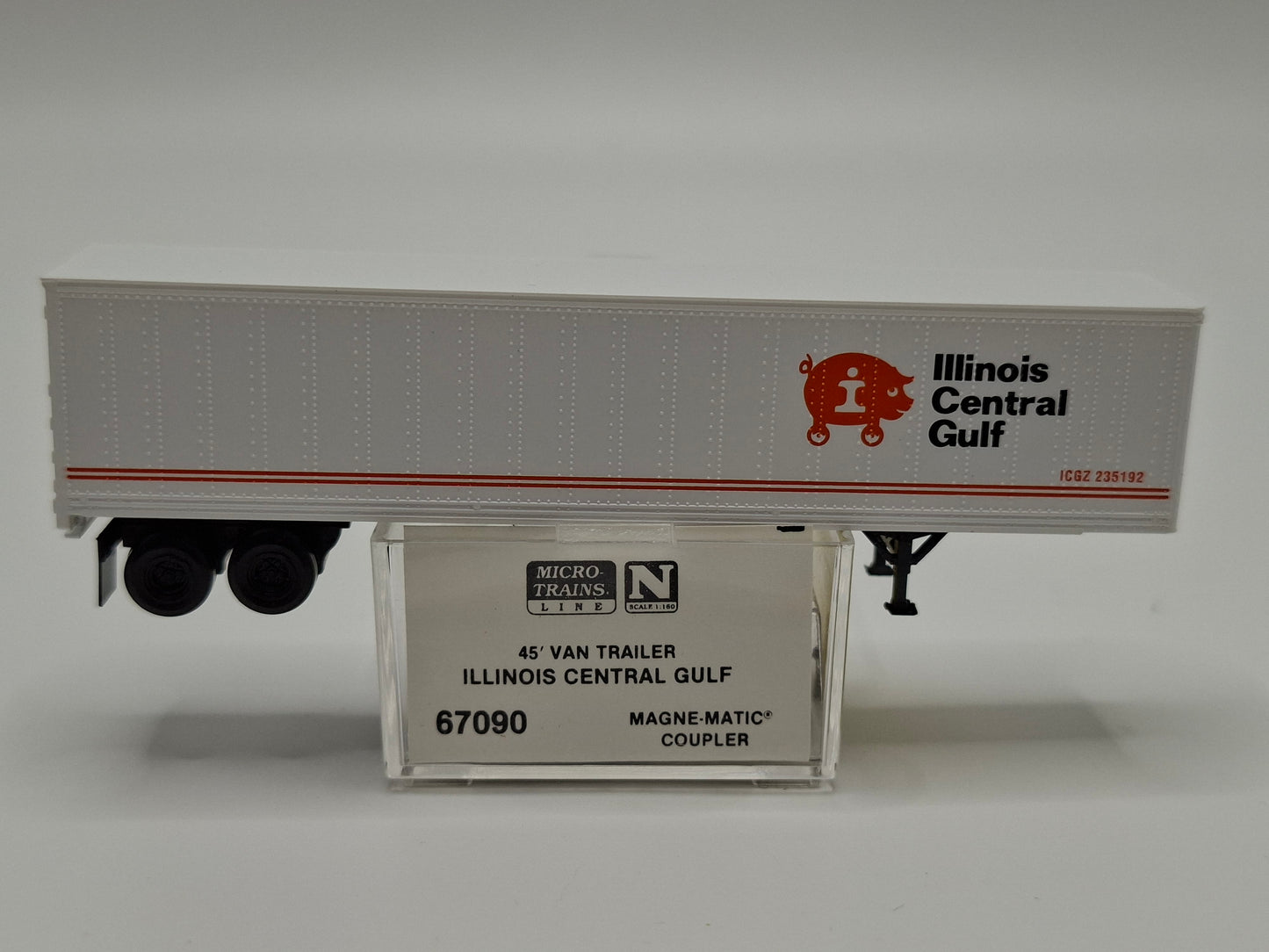 Micro Trains 67090 ICGZ Trailer 45 Fuss OVP (E US140)