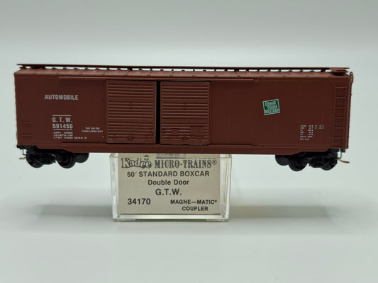 Micro Trains 34170 GTW Güterwagen Stahl 50 Fuss OVP (E US101)