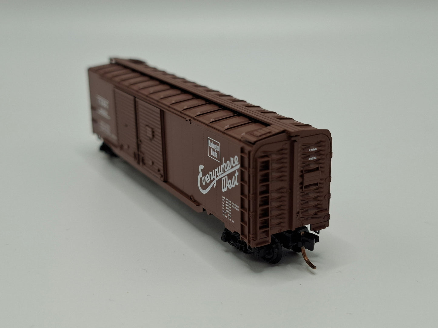 Micro Trains 78090 CB&Q Güterwagen Stahl 50 Fuss OVP (E US66)