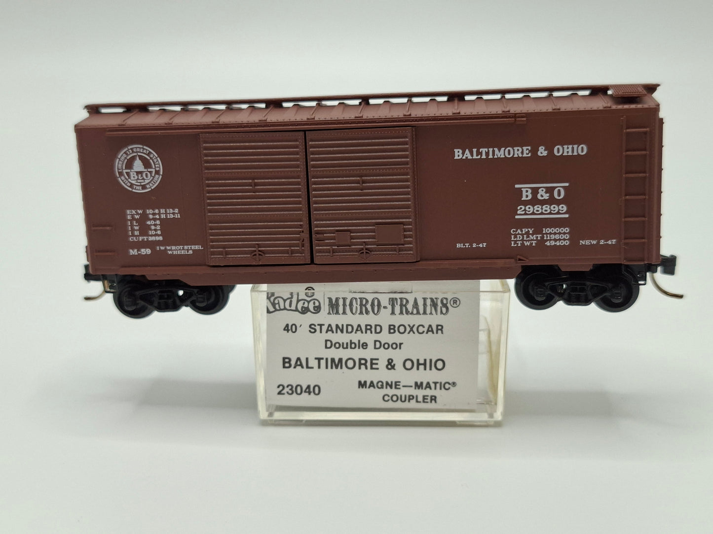 Micro Trains 23040 B&O Güterwagen 40 Fuss OVP (E US123)
