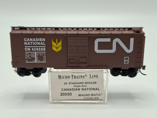 Micro Trains 20550 CN Güterwagen 40 Fuss OVP (E US40)