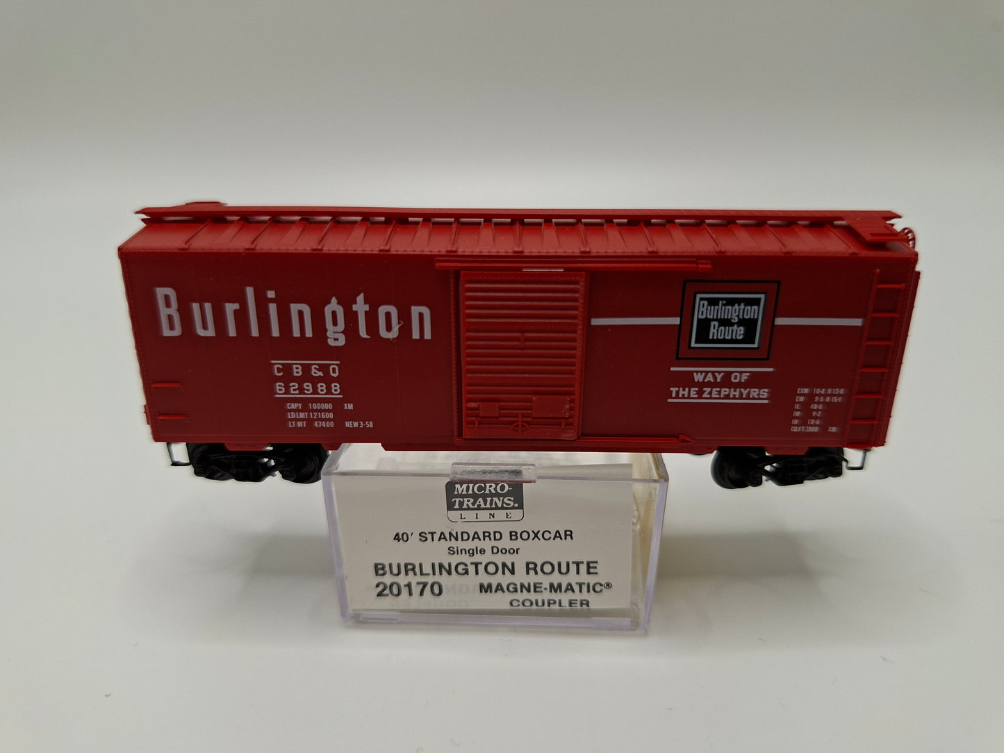 Micro Trains 20170 CB&Q Güterwagen 40 Fuss OVP (E US31)