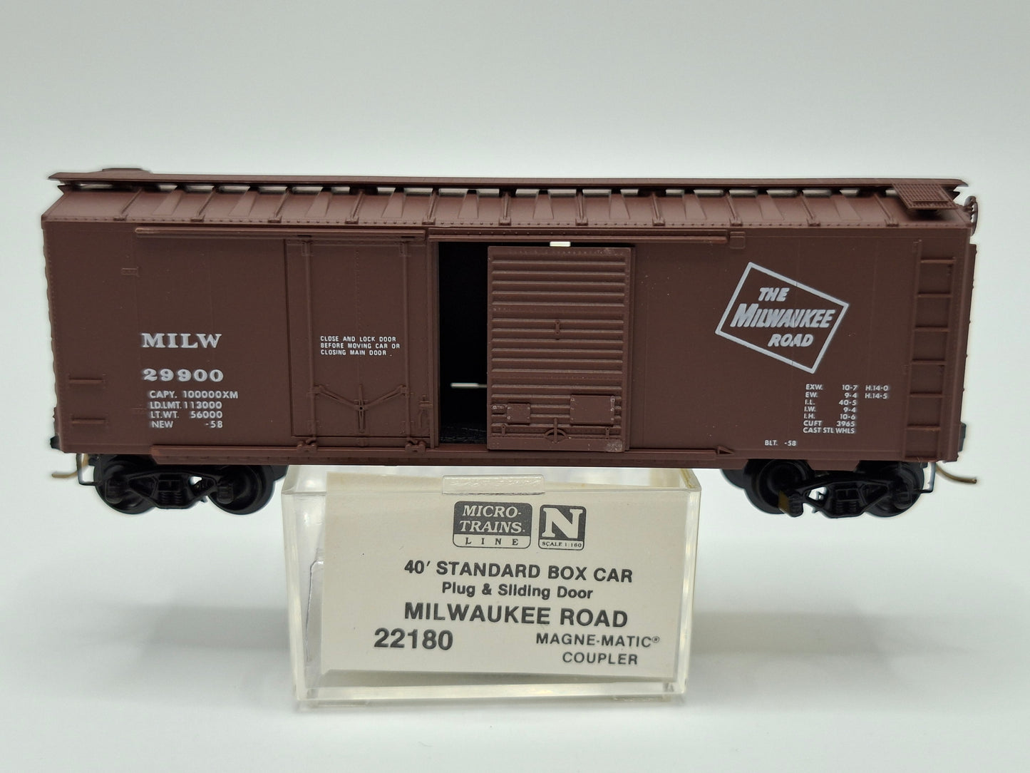 Micro Trains 22180 MILW Güterwagen 40 Fuss Stahl OVP (E US152)