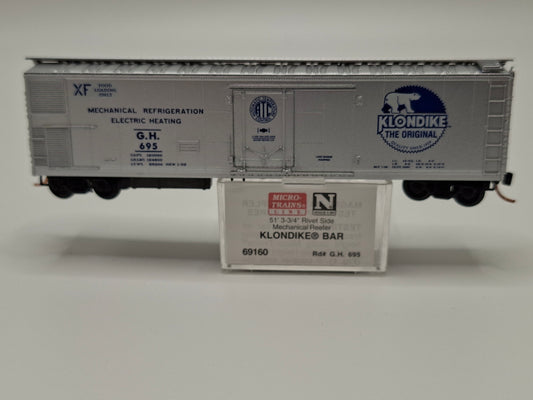 Micro Trains 69160 GH Kühlwagen "Klondike" Stahl 51 Fuss OVP (E US143)