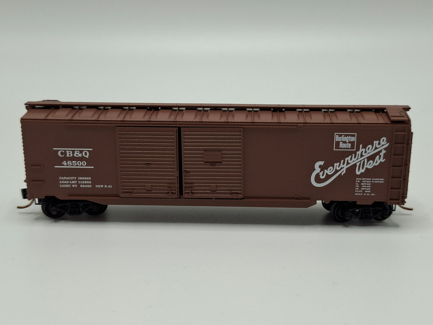 Micro Trains 78090 CB&Q Güterwagen Stahl 50 Fuss OVP (E US66)