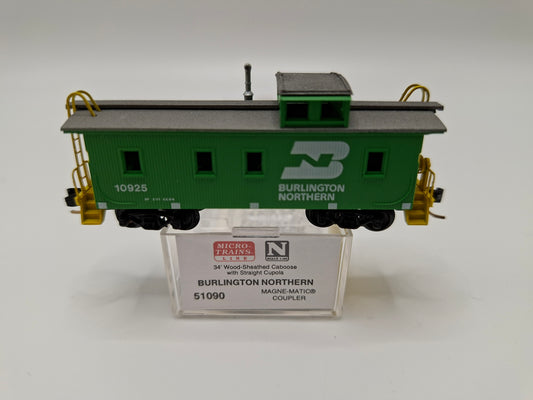 Micro Trains 51090 BN Caboose Wood gelbe Bühnen sehr selten OVP (E US28)