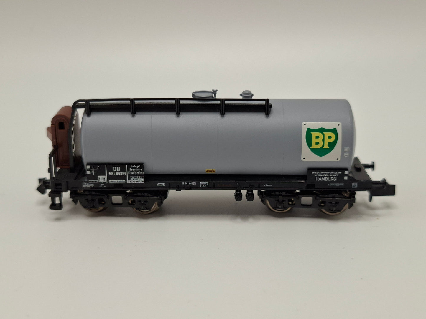 Minitrix 15504-13 DB Keselwagen hellgrau "BP" OVP (OG3)