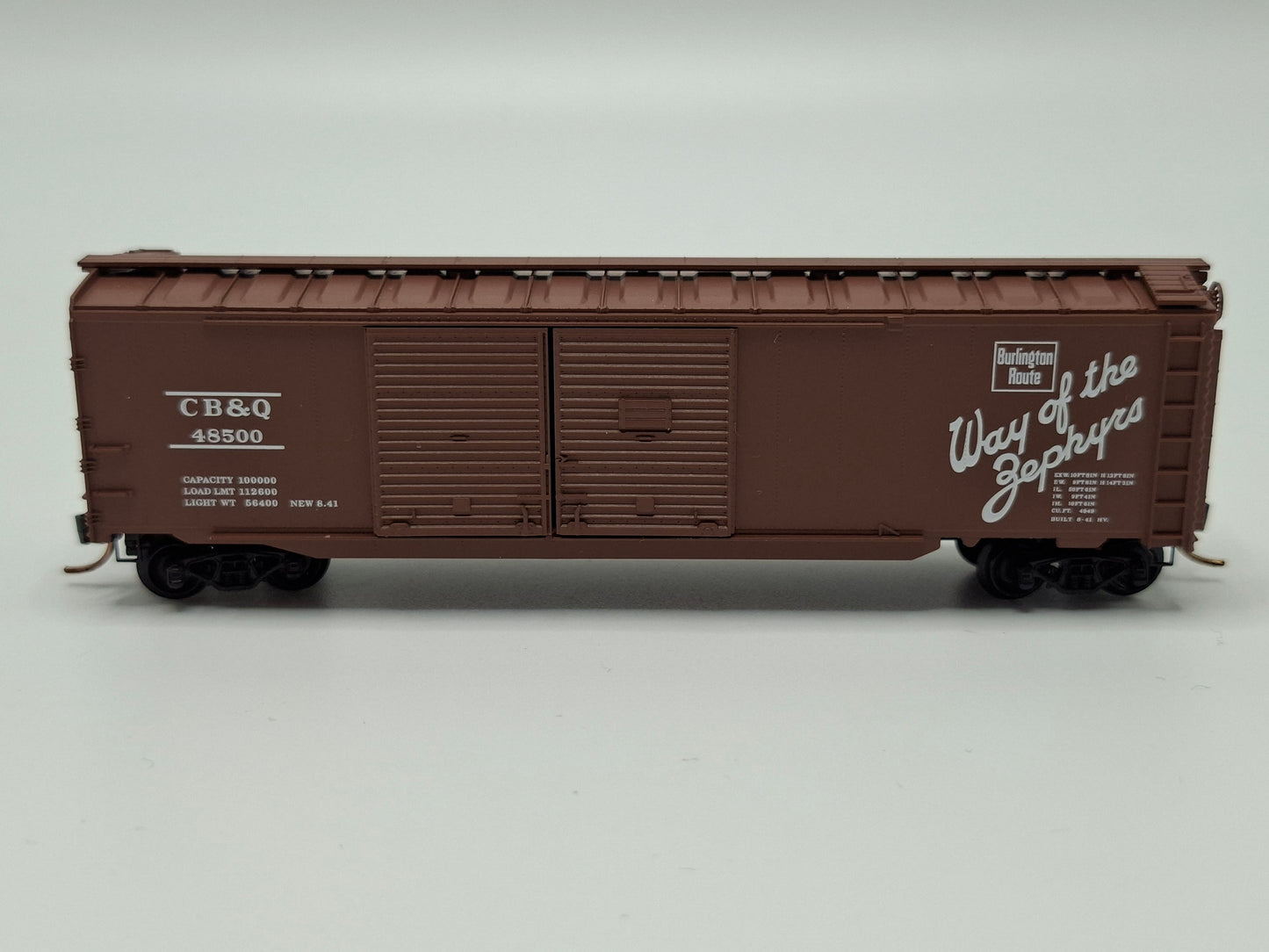 Micro Trains 78090 CB&Q Güterwagen Stahl 50 Fuss OVP (E US66)