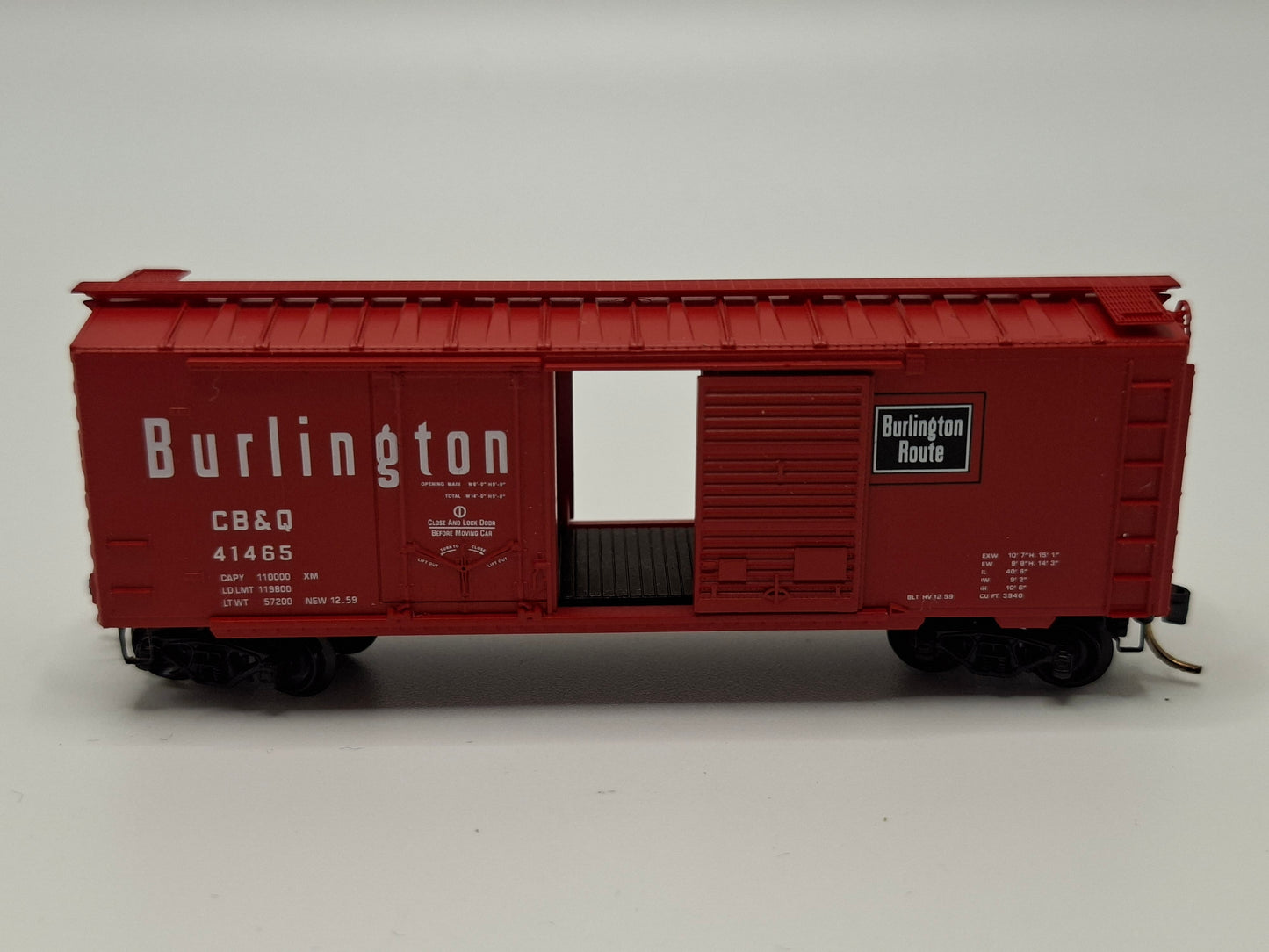 Micro Trains 22100 CB&Q Güterwagen Stahl 40 Fuss OVP (E US60)