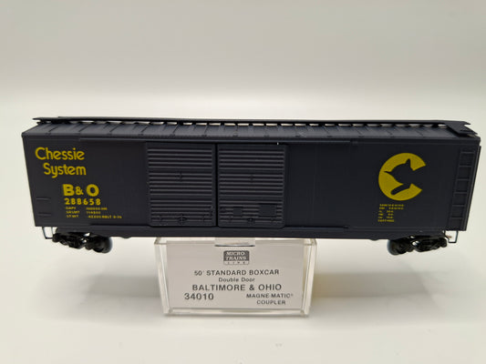 Micro Trains 34010 B&O Güterwagen Stahl 50 Fuss OVP (E US11)