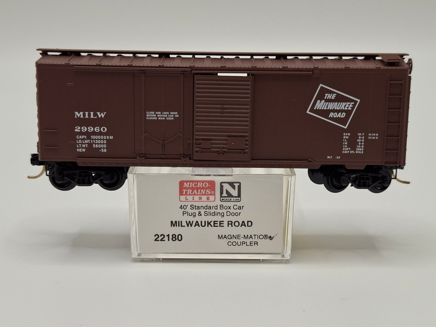 Micro Trains 22180 MILW Güterwagen 40 Fuss Stahl OVP (E US154)