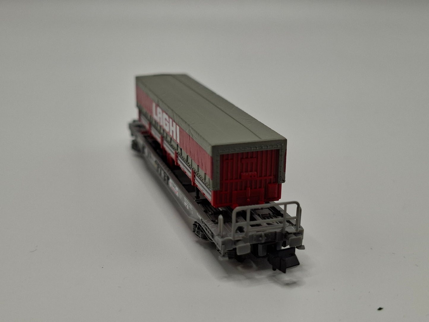 Roco 25295 wagon poche Hupac, avec semi-remorque « LAGHI » emballage d’origine (MGN15)