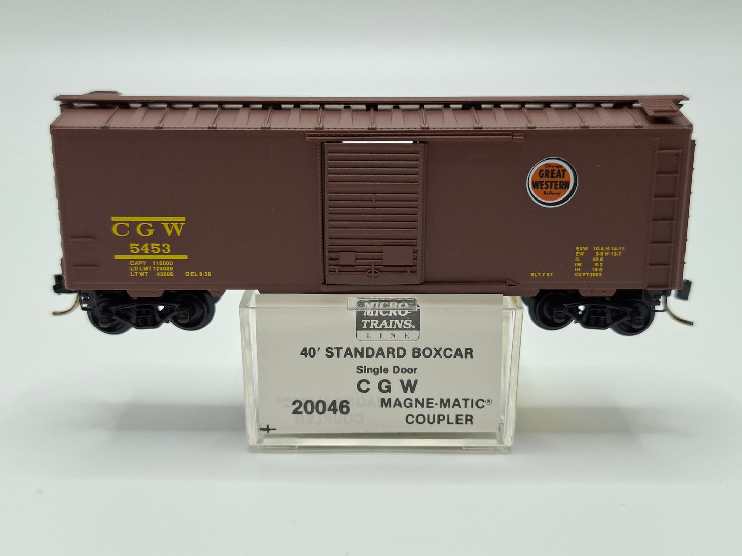 Micro Trains 20046 CGW Güterwagen 40 Fuss OVP (E US73)