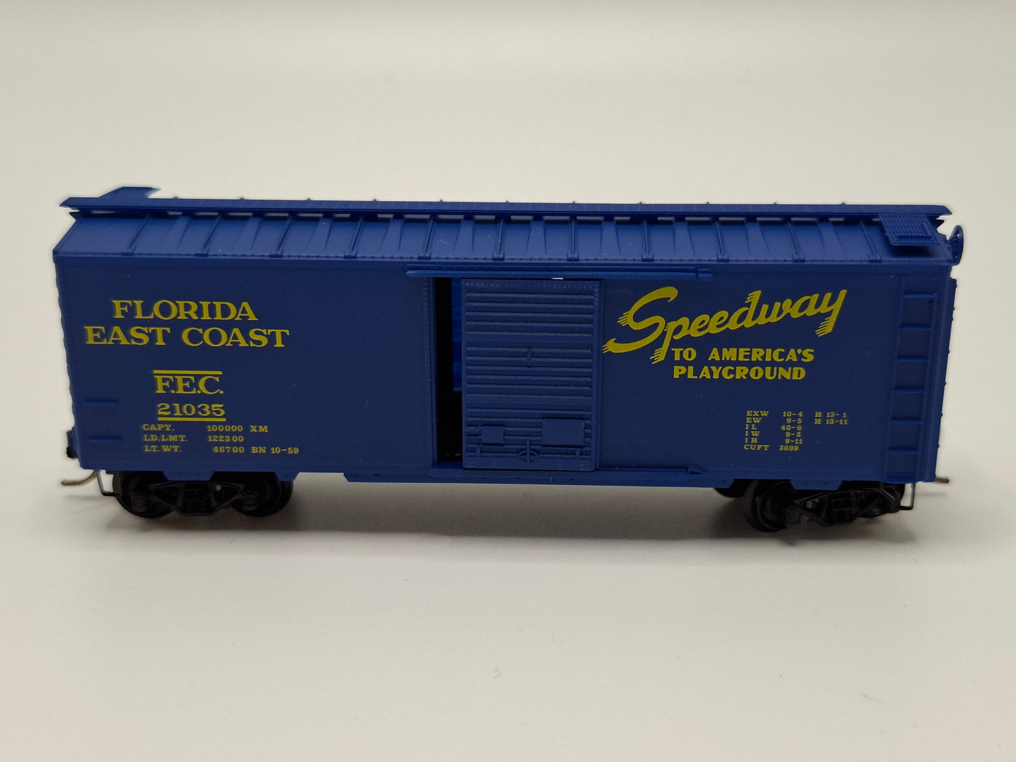 Micro Trains 20096 FEC Güterwagen 40 Fuss "Speedway" OVP (E US88)