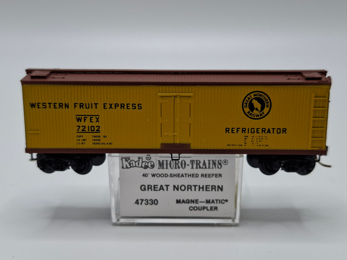 Micro Trains 47330 WFEX Kühlwagen Holz 40 Fuss OVP (E US114)