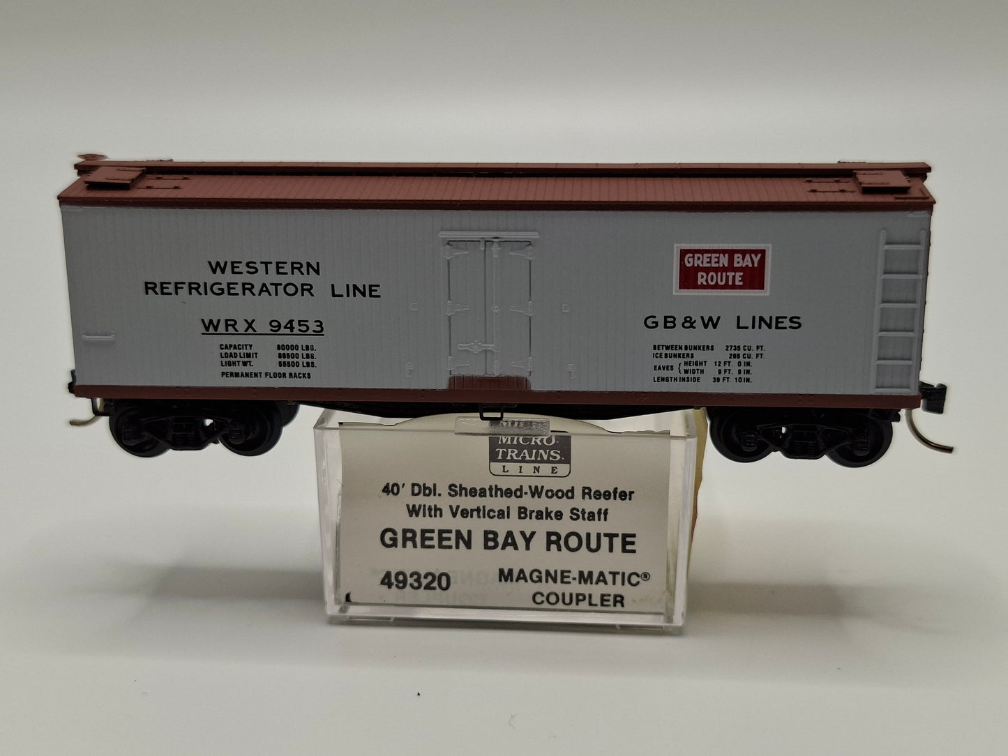 Micro Trains 49320 WRX Kühlwagen Holz 40 Fuss OVP (E US92)