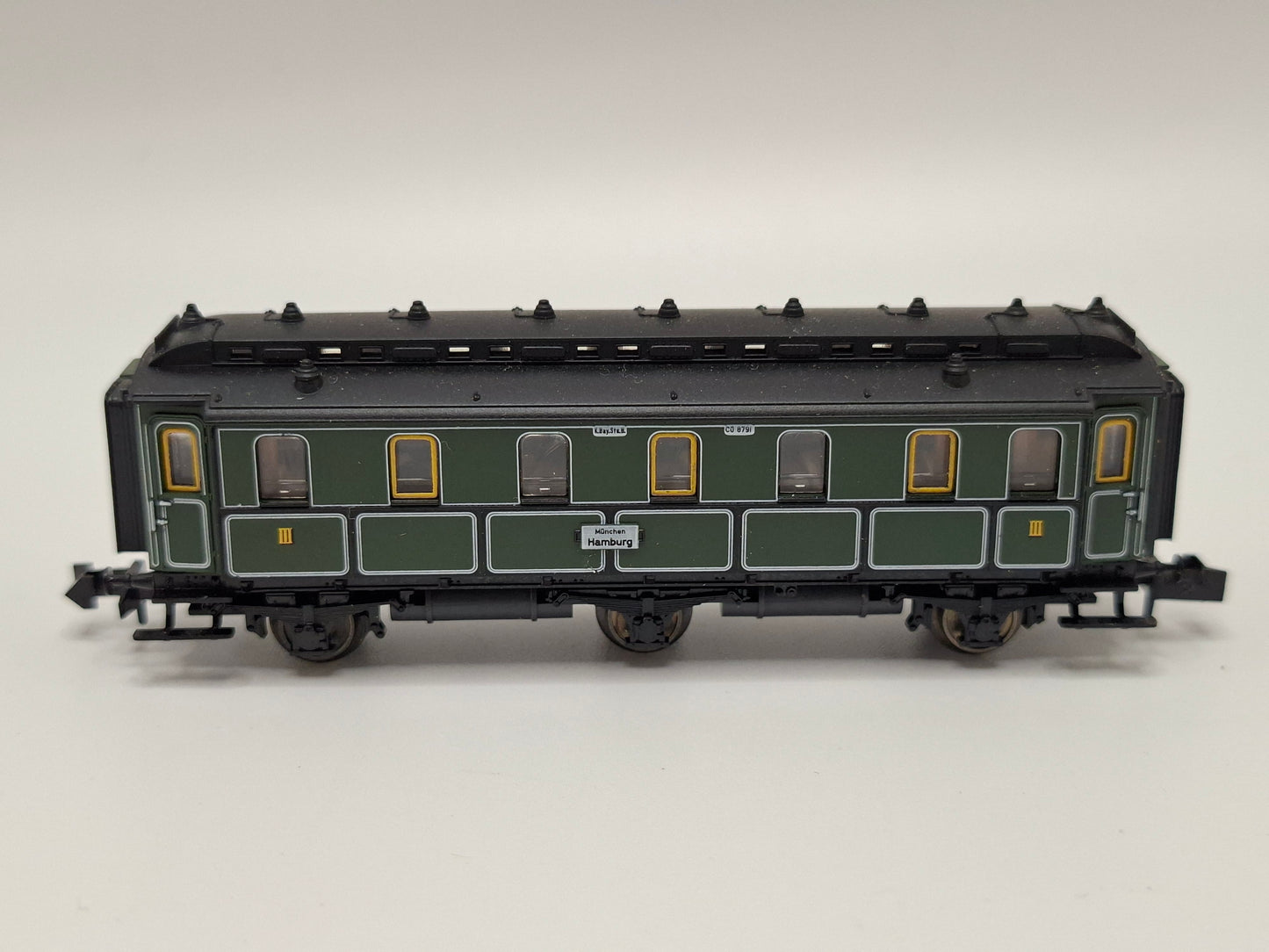 Minitrix 51 3161 00 K Bay Sts B Schnellzugwagen 3. Kl. OVP (MBP6)