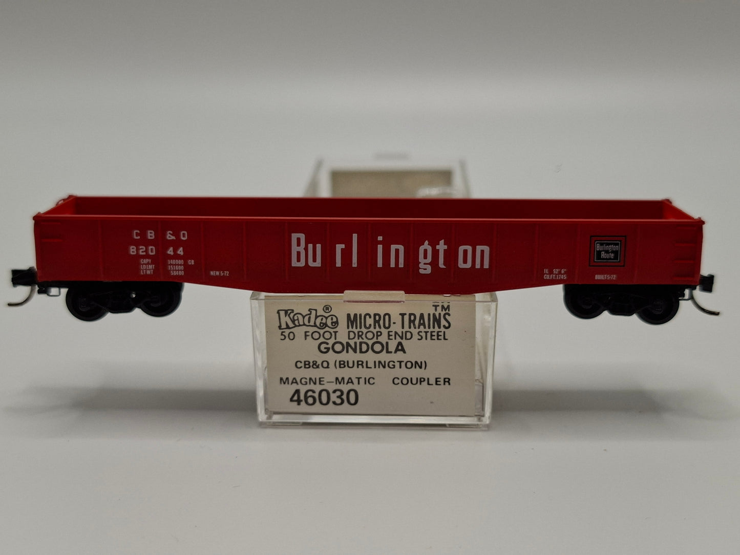 Micro Trains 46030 CB&Q Hochbordwagen 50 Fuss OVP (E US62)