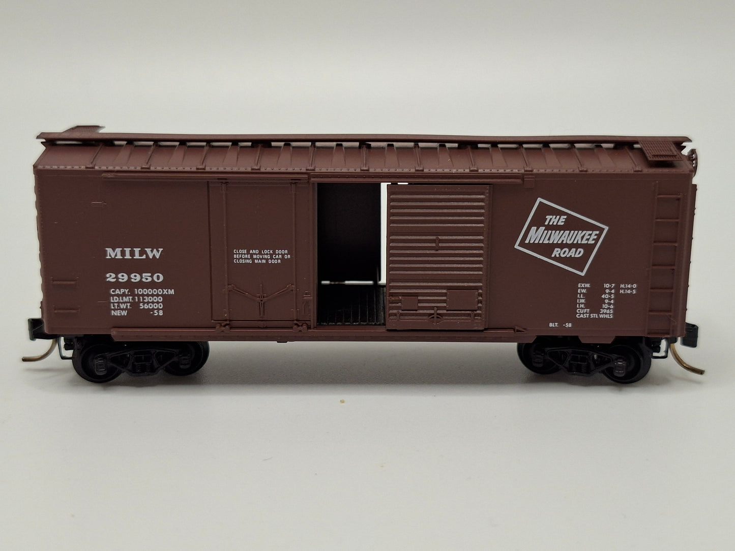 Micro Trains 22180 MILW Güterwagen 40 Fuss Stahl OVP (E US153)