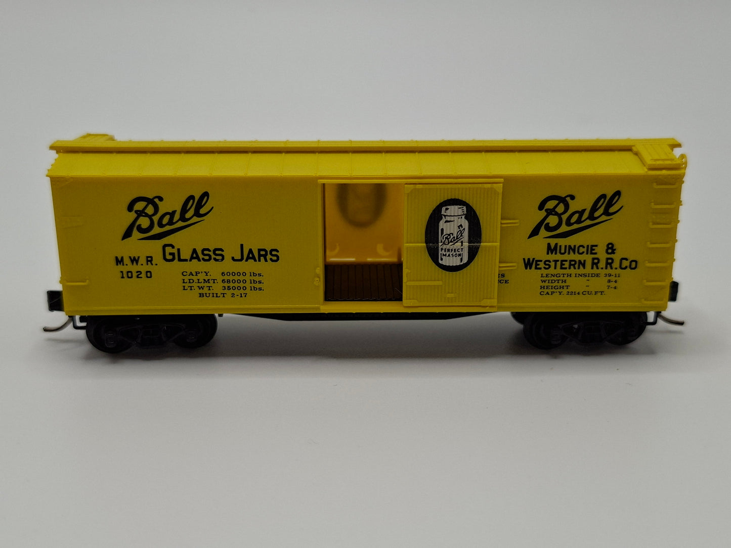 Micro Trains 42030 MWR Güterwagen Holz "Ball Glass Jars 40 Fuss OVP (E US124)